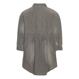 Finger in the nose - Darlin Denim Kleid | Denim grau
