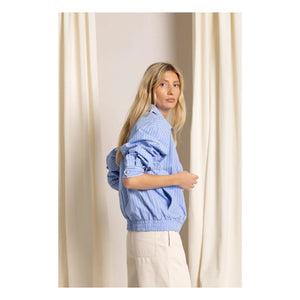 Smallable Woman - Cleo Gestreifte Jacke | Blau