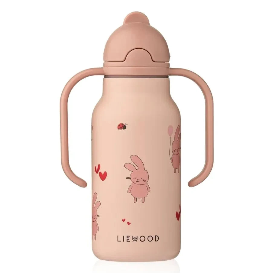 Liewood - Kimmie Edelstahl-Wasserflasche - 250 ml | Wild child/Rosey