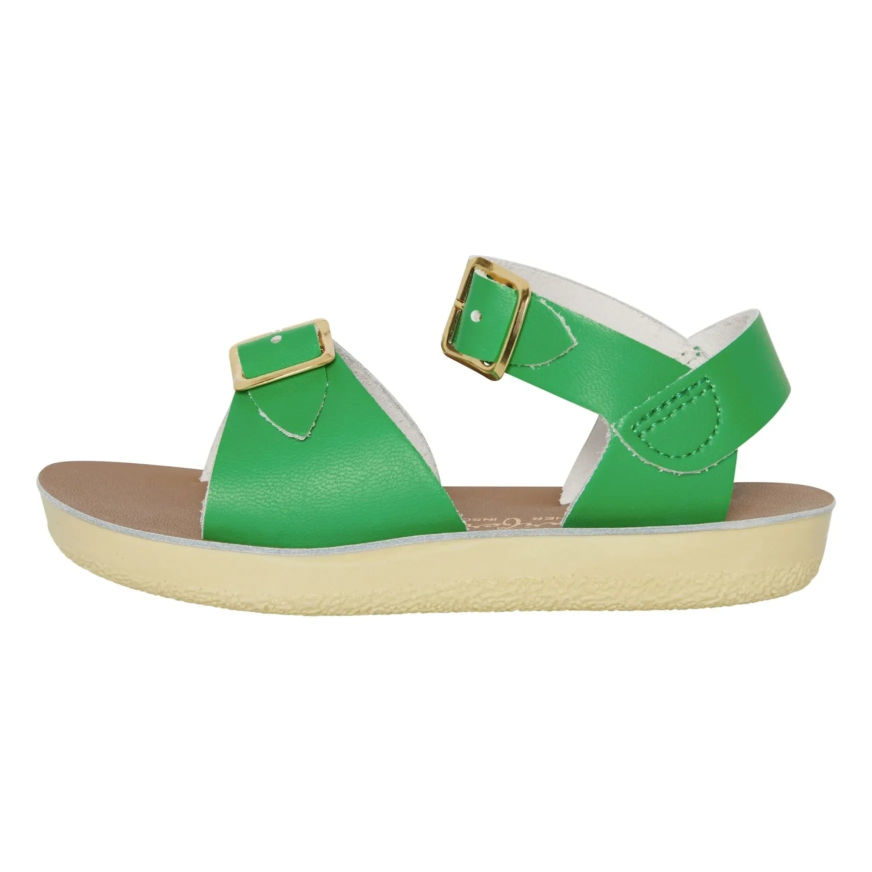Salt-Water - Wasserdichte Surfer Ledersandalen | Meadow Green