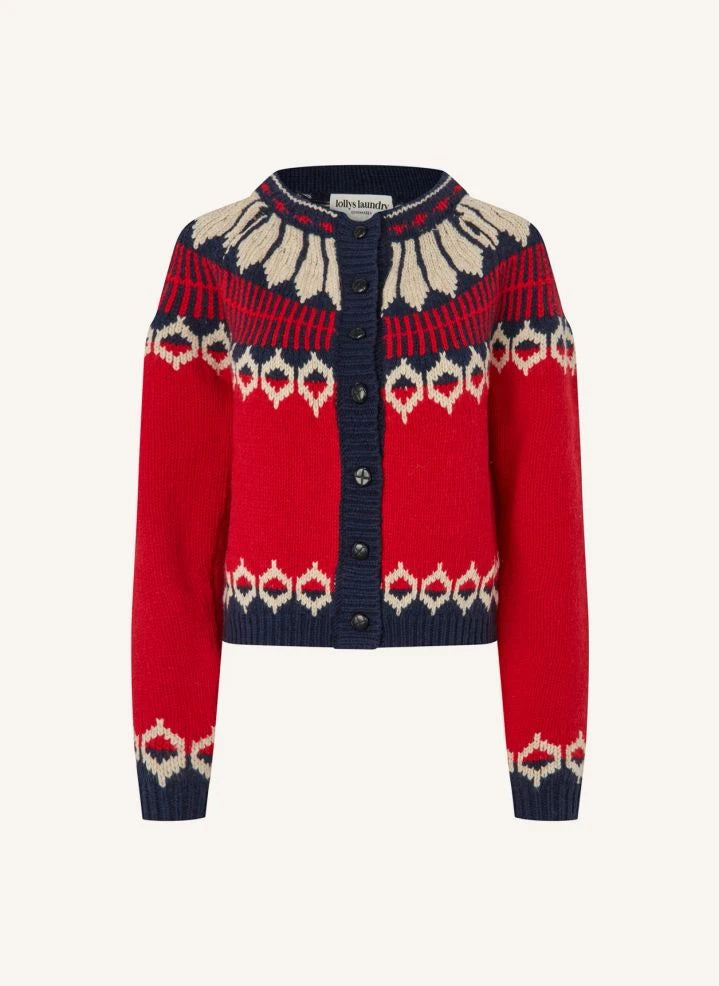 Lollys Laundry - Clare Wollcardigan | Rot