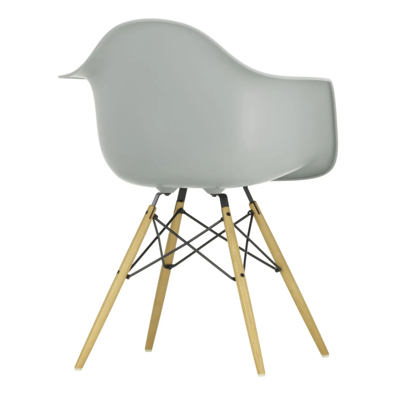 Vitra - DAW Stuhl - Ahornuntergestell - Charles & Ray Eames | Hellgrau