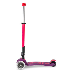 Micro - Maxi Faltbarer Neon LED Scooter | Rosa