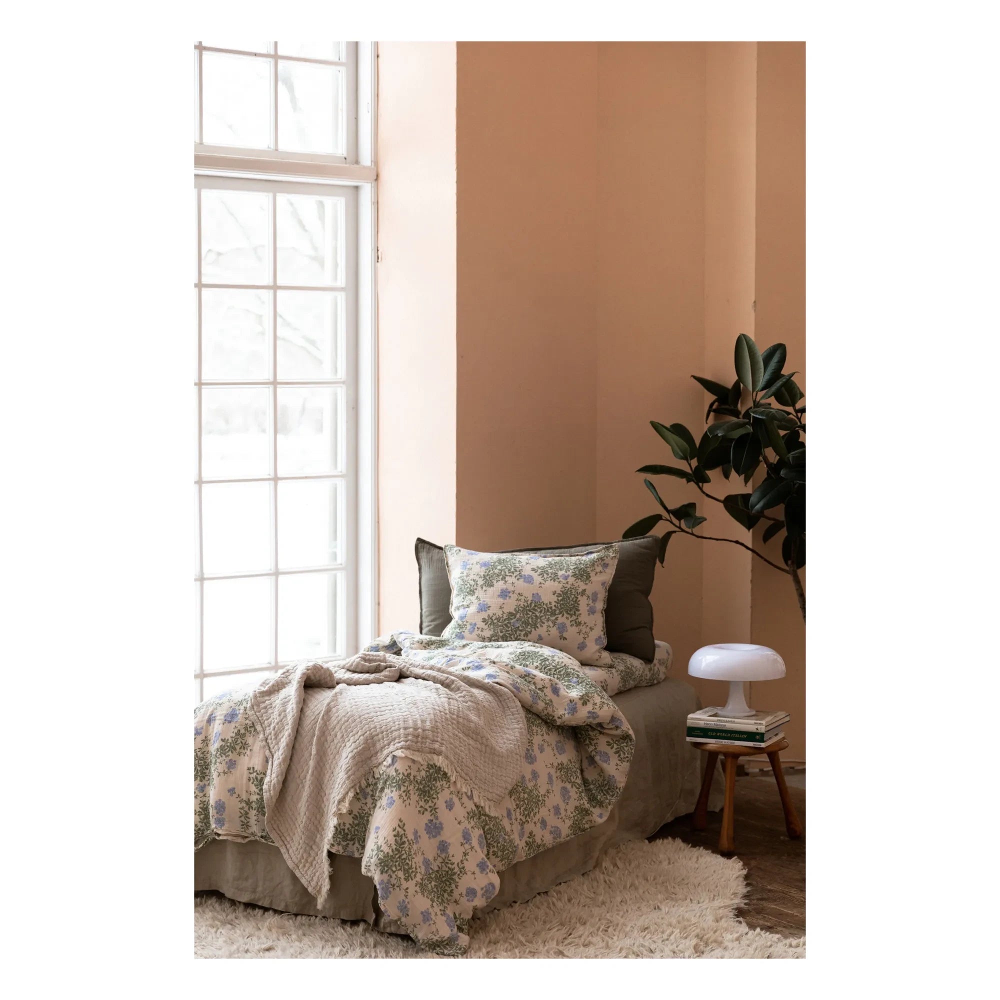 garbo&friends - Plumbago Bio-Baumwolle Bettwäsche-Set | Blau