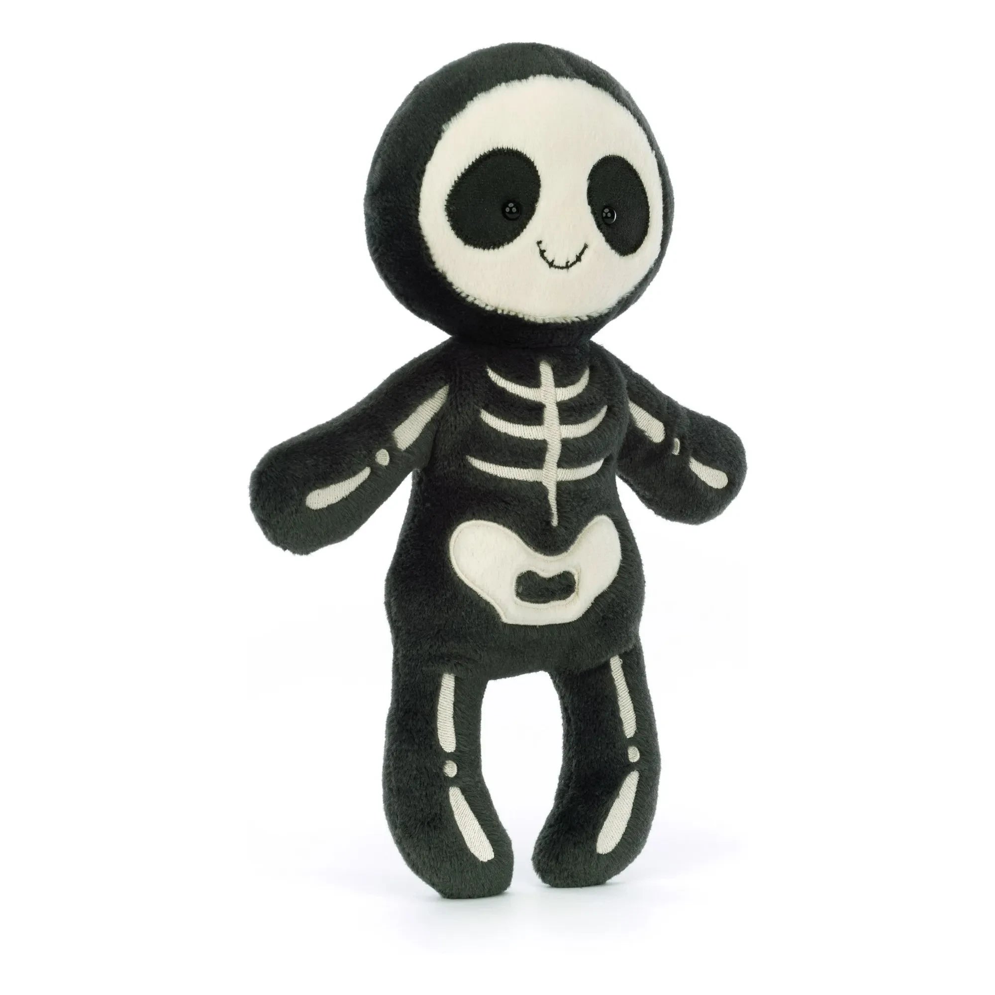 Jellycat - Skelett Plüschtier | Schwarz