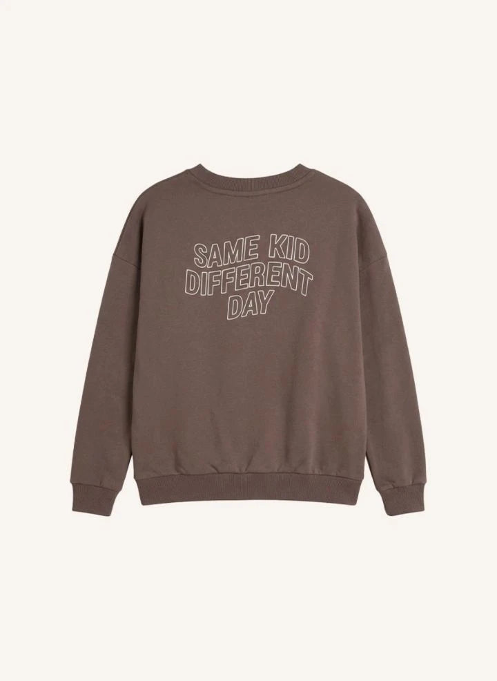 Cos I Said So - Same Kid Bio-Baumwoll-Sweatshirt | Grau