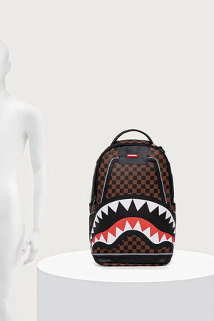 Sprayground - Brauner Rucksack mit Haien in Paris 910B7409NSZ