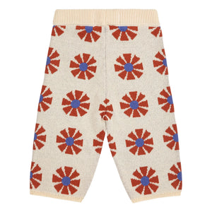 Bobo Choses - Organik Pamuk Jakarlı Örgü Pantolon | Bej