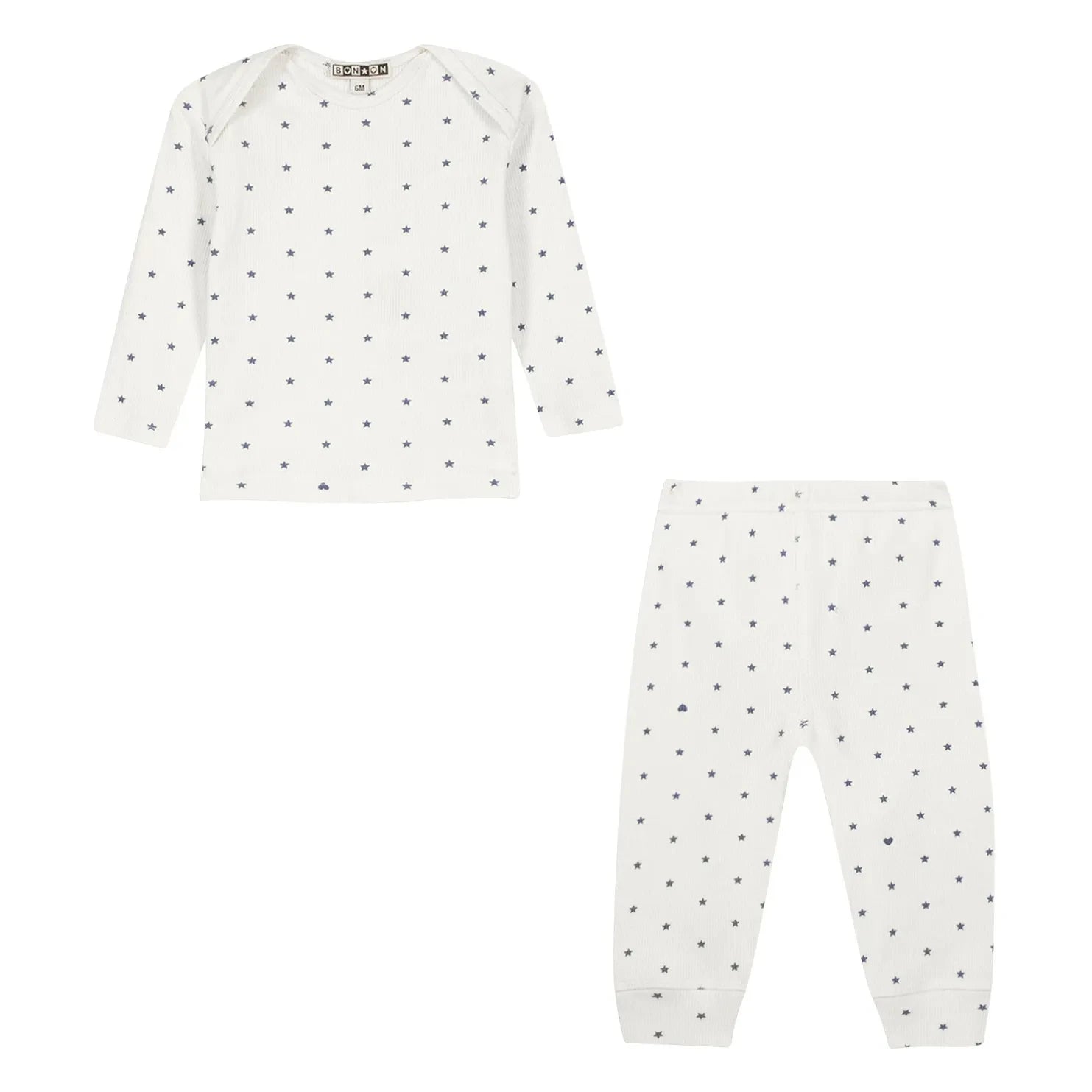 Bonton - Patino Pyjama mit Sternenmuster | Blau