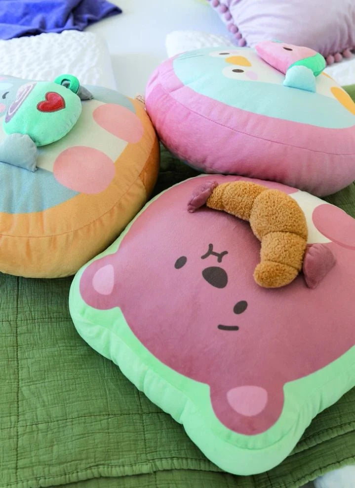 Nici - Nomo Kissen mit Croissant | Braun