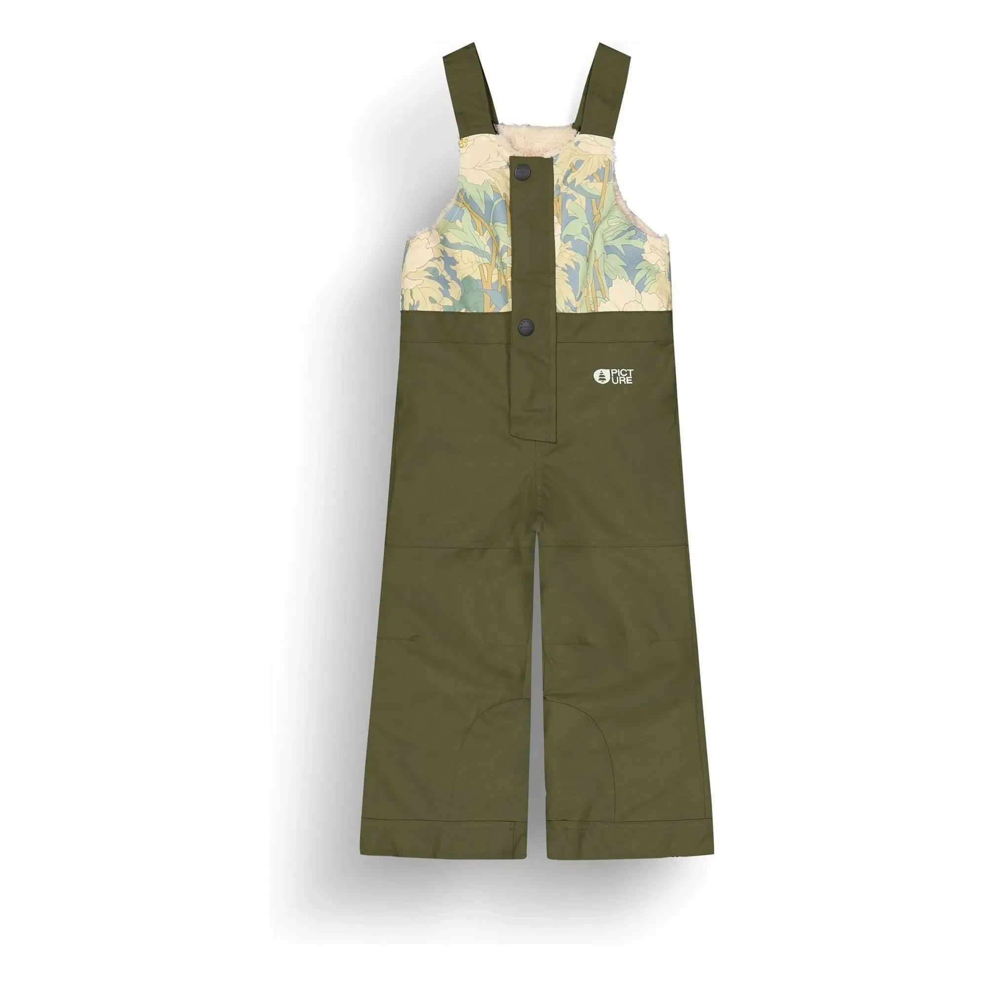 Picture - Kar Fleurs recycelte Faser-Ski-Latzhose | Khaki