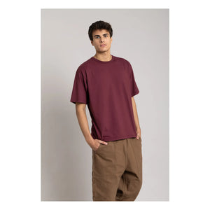 Smallable Man - Solal Bio-Baumwoll-T-Shirt | Aubergine