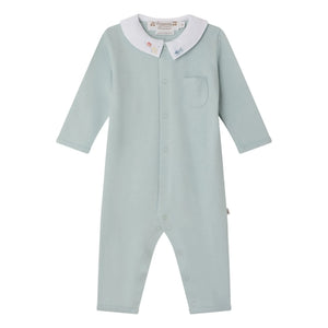 Bonpoint - Anton Pyjama aus Bio-Baumwolle Interlock | Hellblau