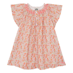 Bonton - Noisette Fleurie Raffkleid | Rosa
