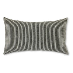 HKliving - Gestreiftes Kissen | Schwarz