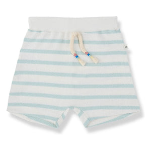 1+ in the family - Montgri Gestreifte Shorts | Mandelgrün