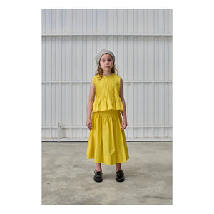 Tangerine - Plissee-Top | Gelb