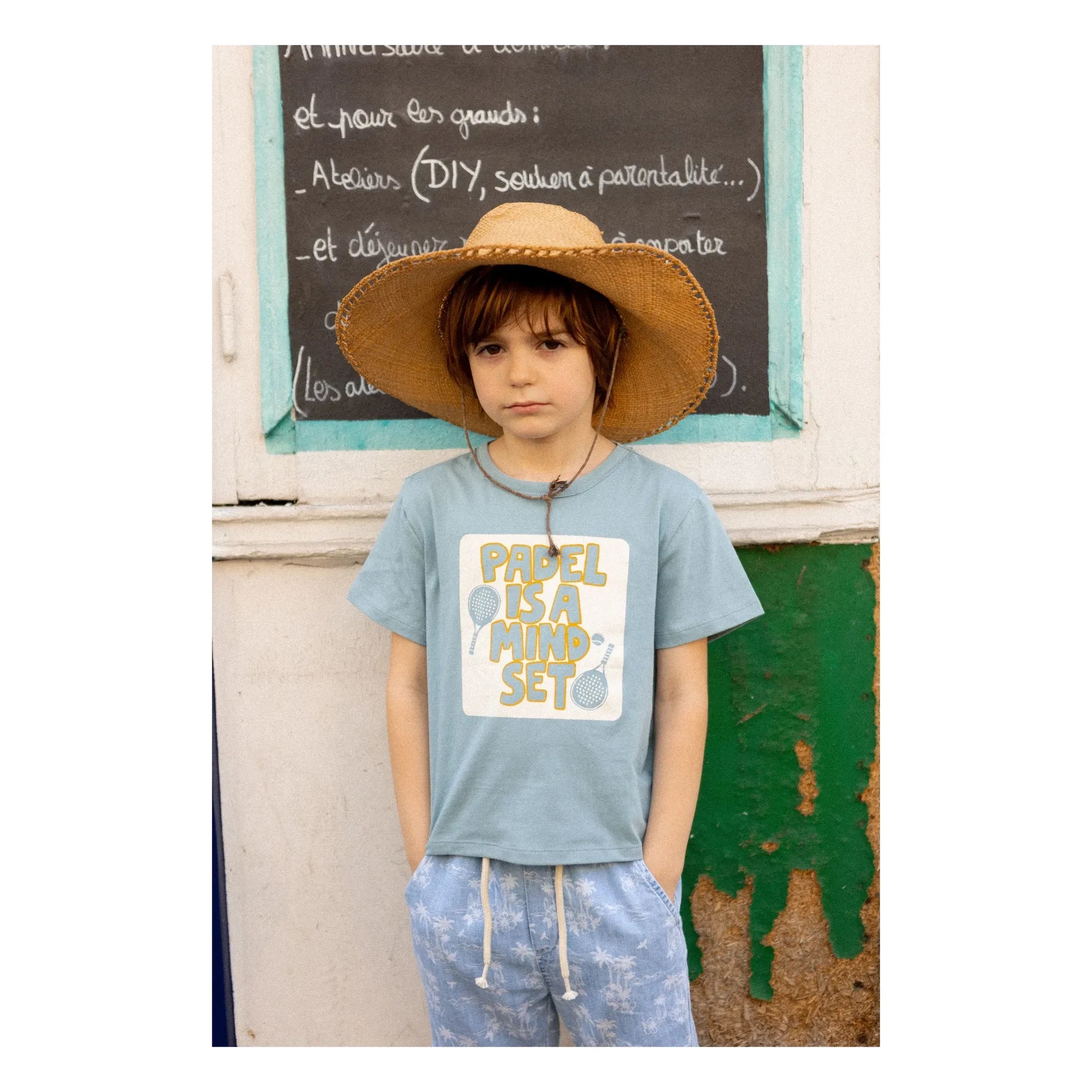 Louis Louise - Tom Paddel Baby T-Shirt | Hellblau