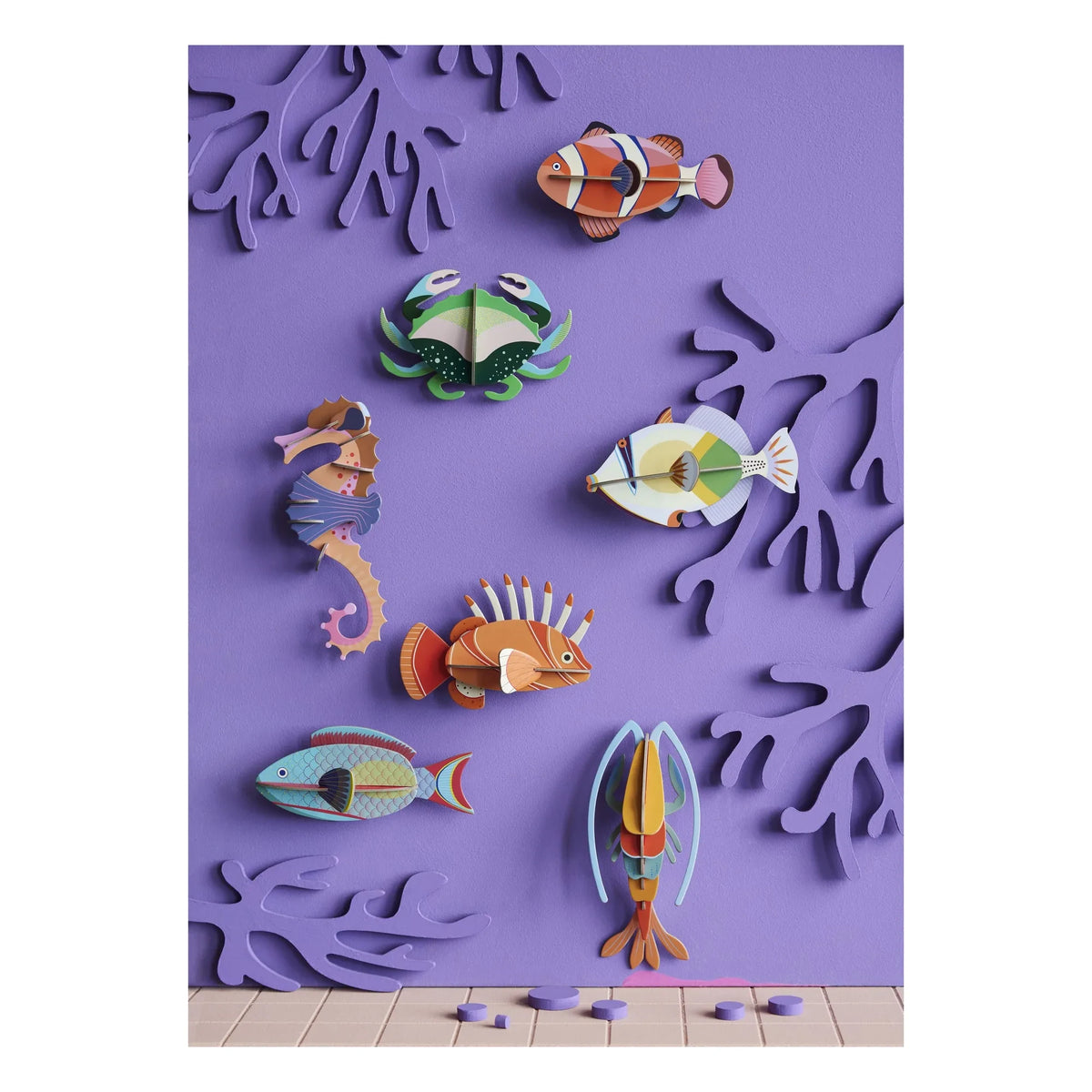 Studio Roof - Clownfisch Wanddekoration | Orange