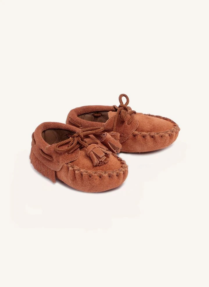 Pèpè - Wildleder-Loafer mit Quasten | Braun