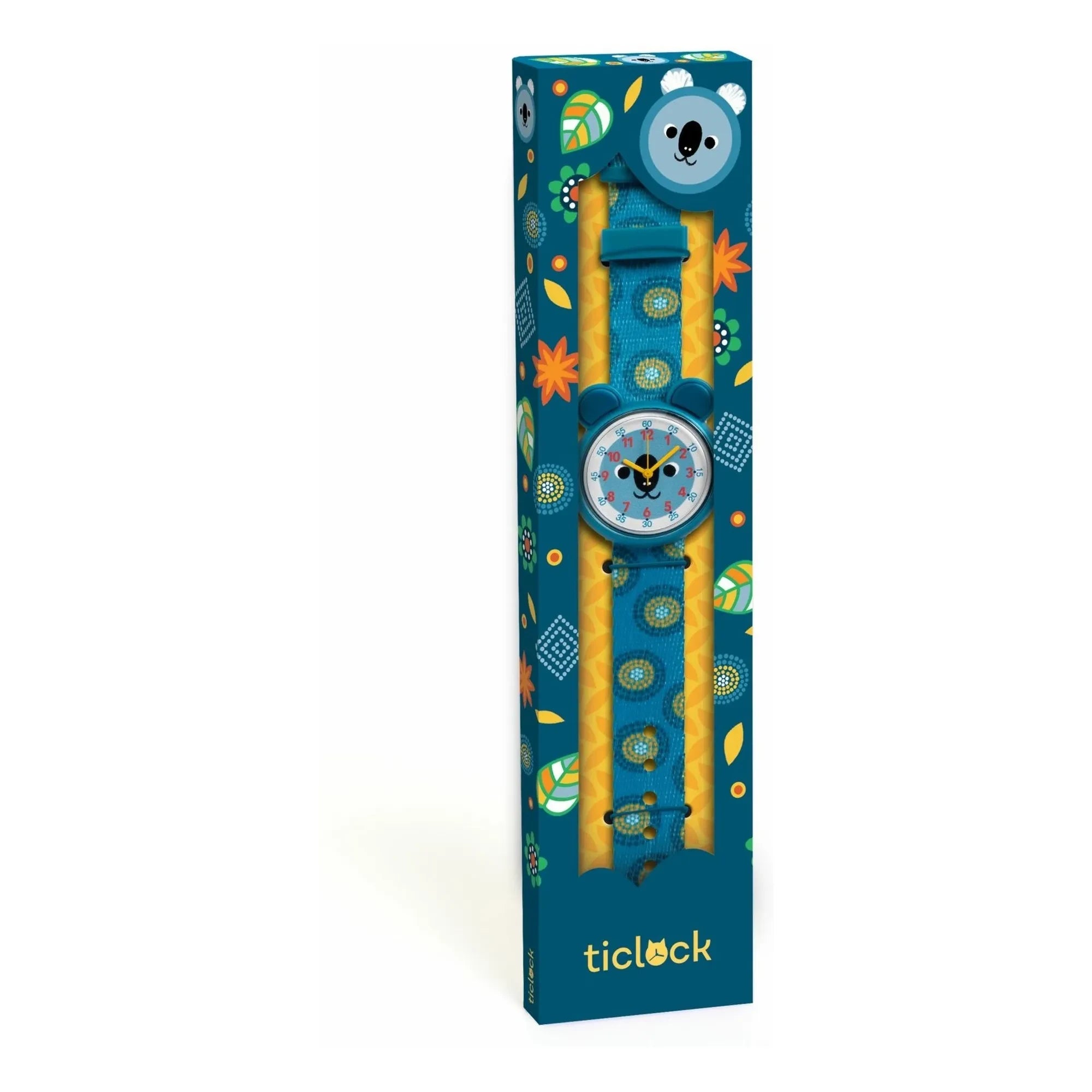 Djeco - TICLOCK - Koala Uhr | Blau