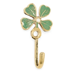 Doing Goods - Lucky Clover Messing-Garderobenhaken | Gold