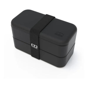 Monbento - MB Original Bento, 2 luftdichte Fächer | Schwarz