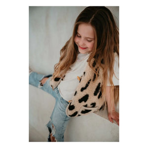 Alwero - Alpen Cheetah Ärmellose Weste | Beige