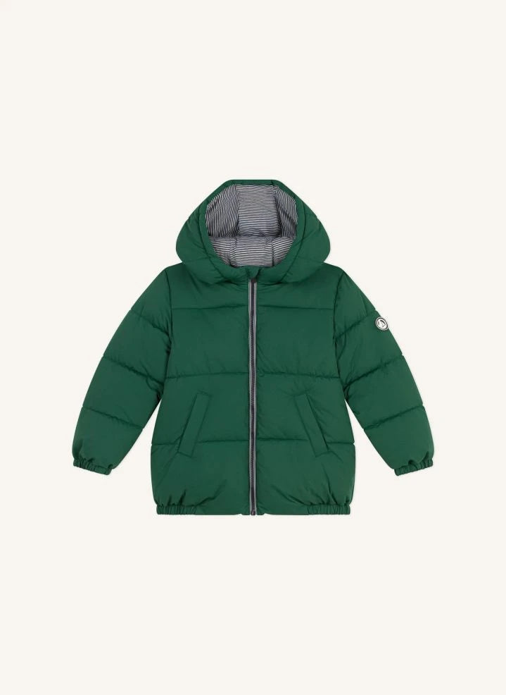 Petit Bateau - Gestepptes Jackett | Chromgrün