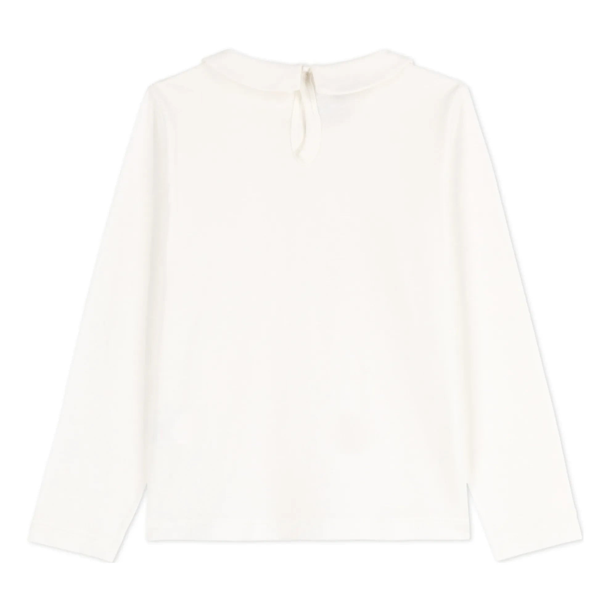 Petit Bateau - Baby-Kragen-T-Shirt | Weiß
