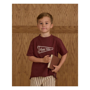 Rylee + Cru - Home Team T-Shirt | Burgund