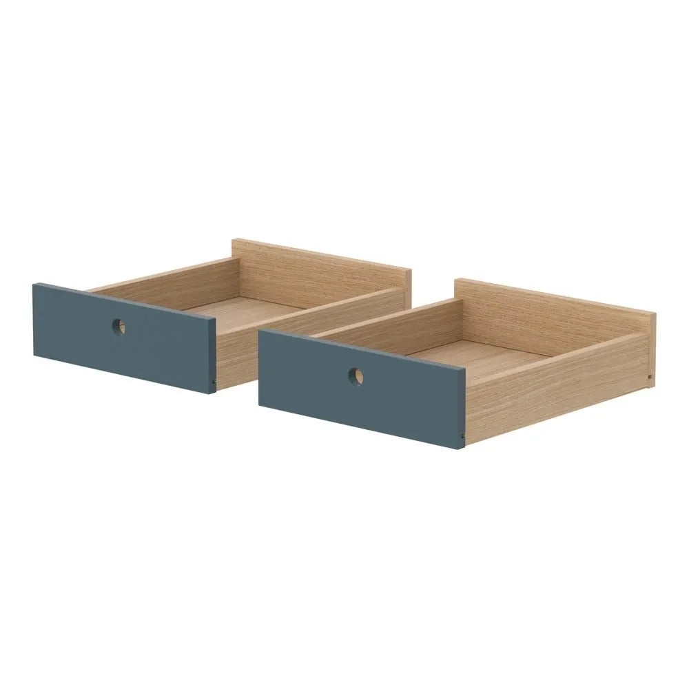 Flexa - Popsicle Tischschubladen - 2er-Set | Blau
