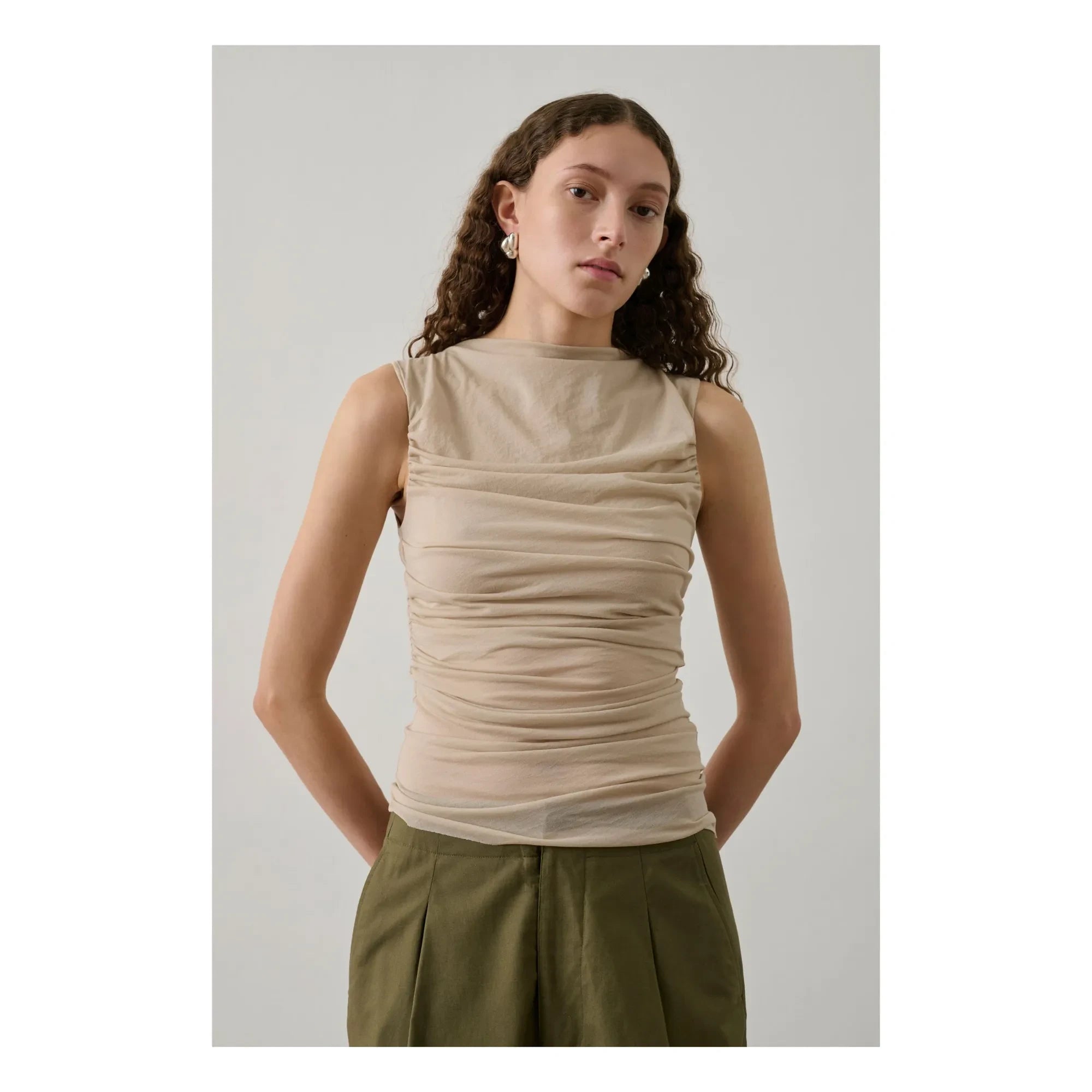 Soeur - Irina Baumwoll-T-Shirt | Mastic