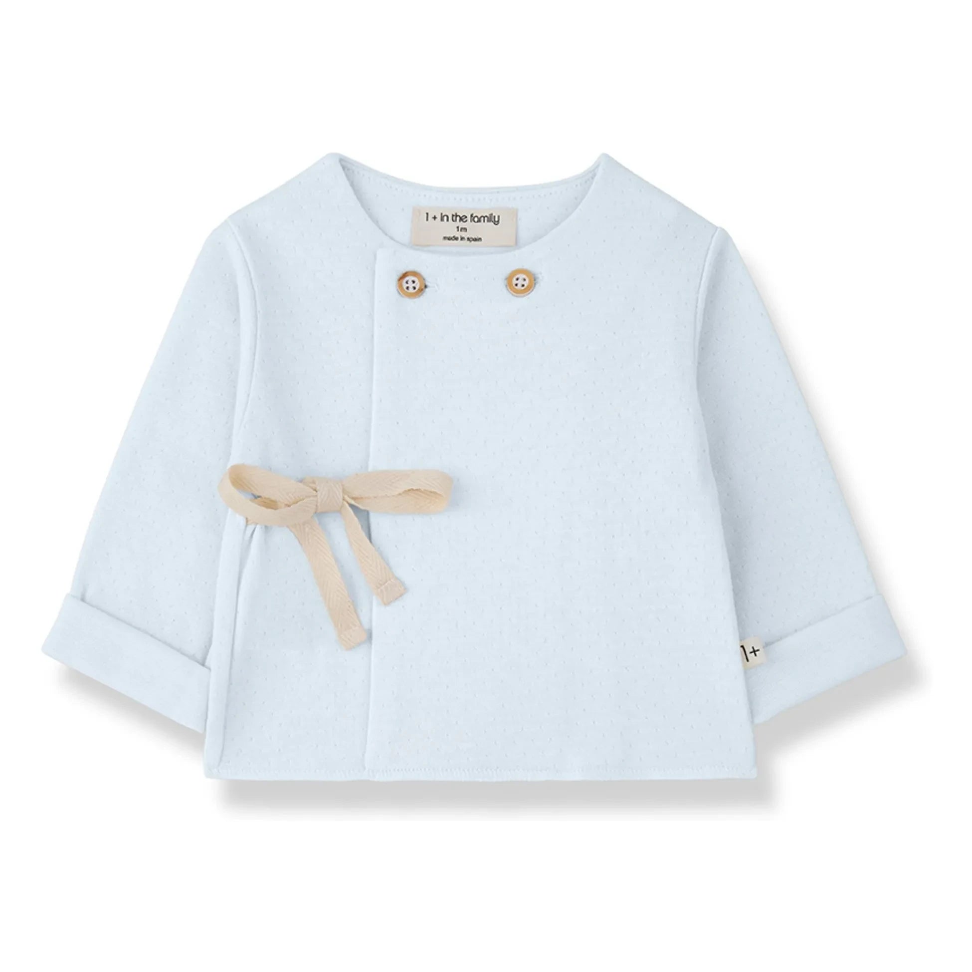 1+ in the family - Pointelle Emilia T-Shirt | Blassblau