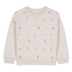 Louise Misha - Rosalia Sweatshirt aus Bio-Baumwolle | Heather Beige