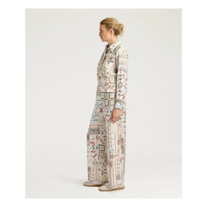 Momoni - Ortiz Seidenhose | Creme