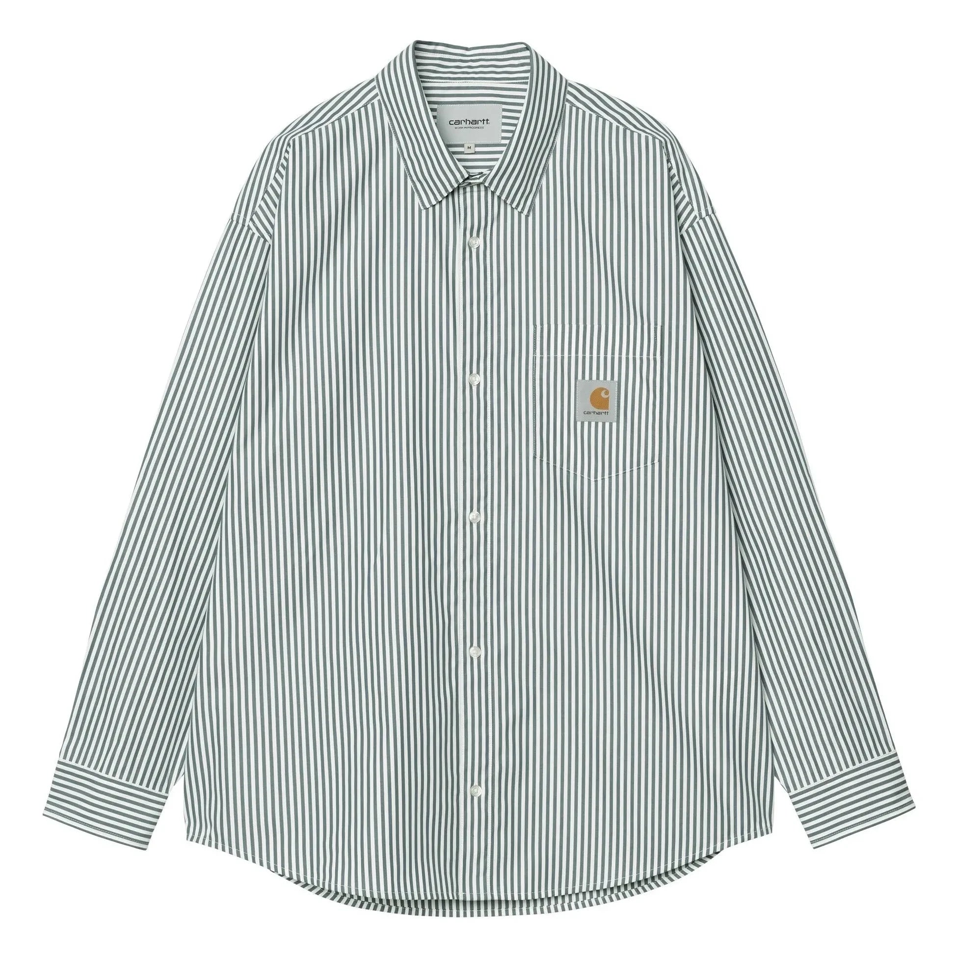 Carhartt WIP - Daldry Gestreiftes Hemd | Hellblau