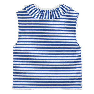 Sisters Department - Mathilde Trägertop Bio-Baumwolle gestreift | Blau