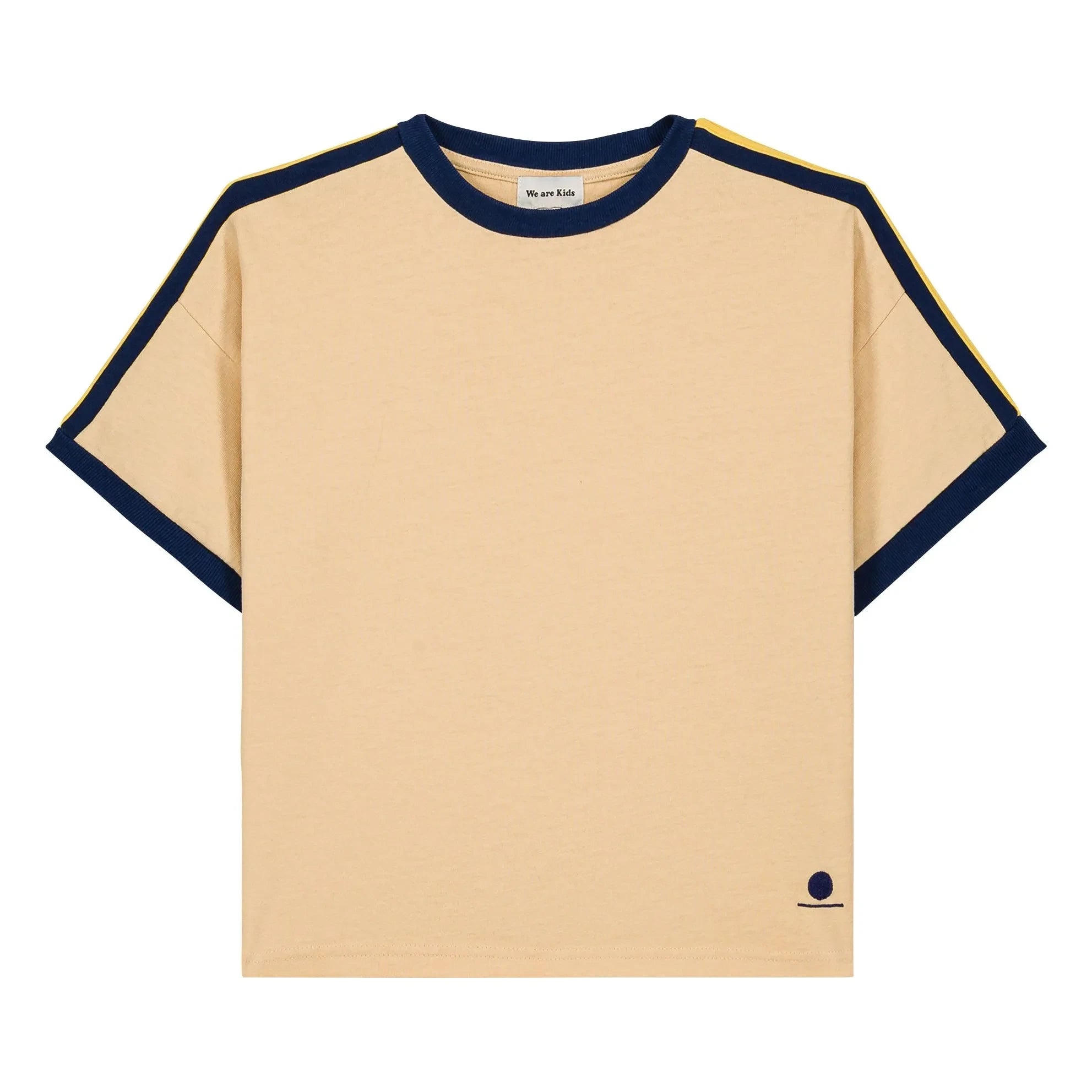 We Are Kids - Taylor Kontrast Bio-Baumwoll T-Shirt | Beige