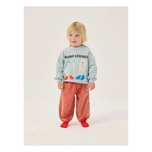 Bobo Choses - Sweat Ghosts Bobo Choses Bio-Baumwolle Baby | Hellblau