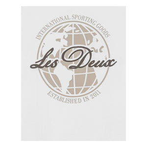 Les Deux - Globe Les Deux T-Shirt Bio-Baumwolle | Weiß