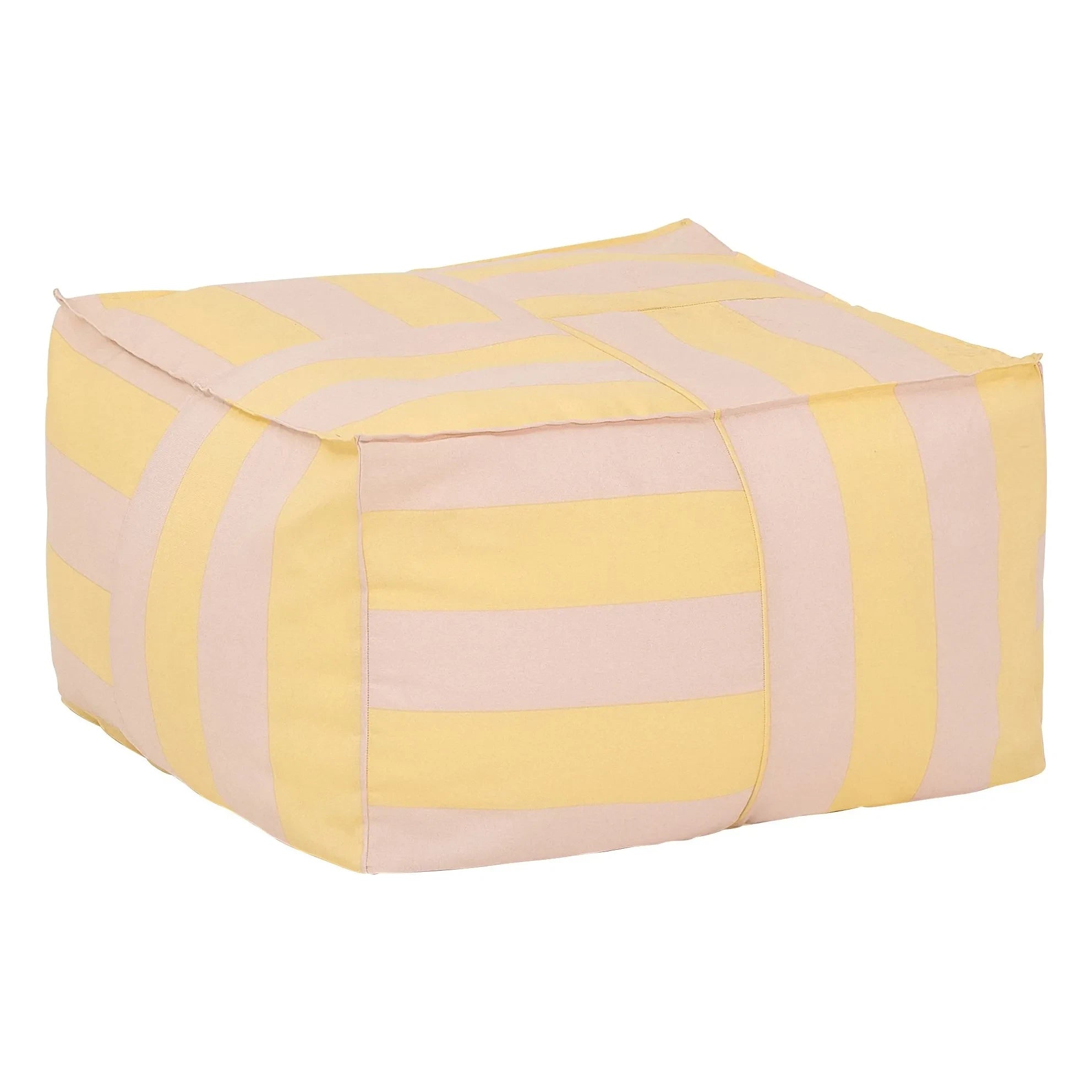 Nobodinoz - Outdoor Ottoman Pouf Otto | Gelb