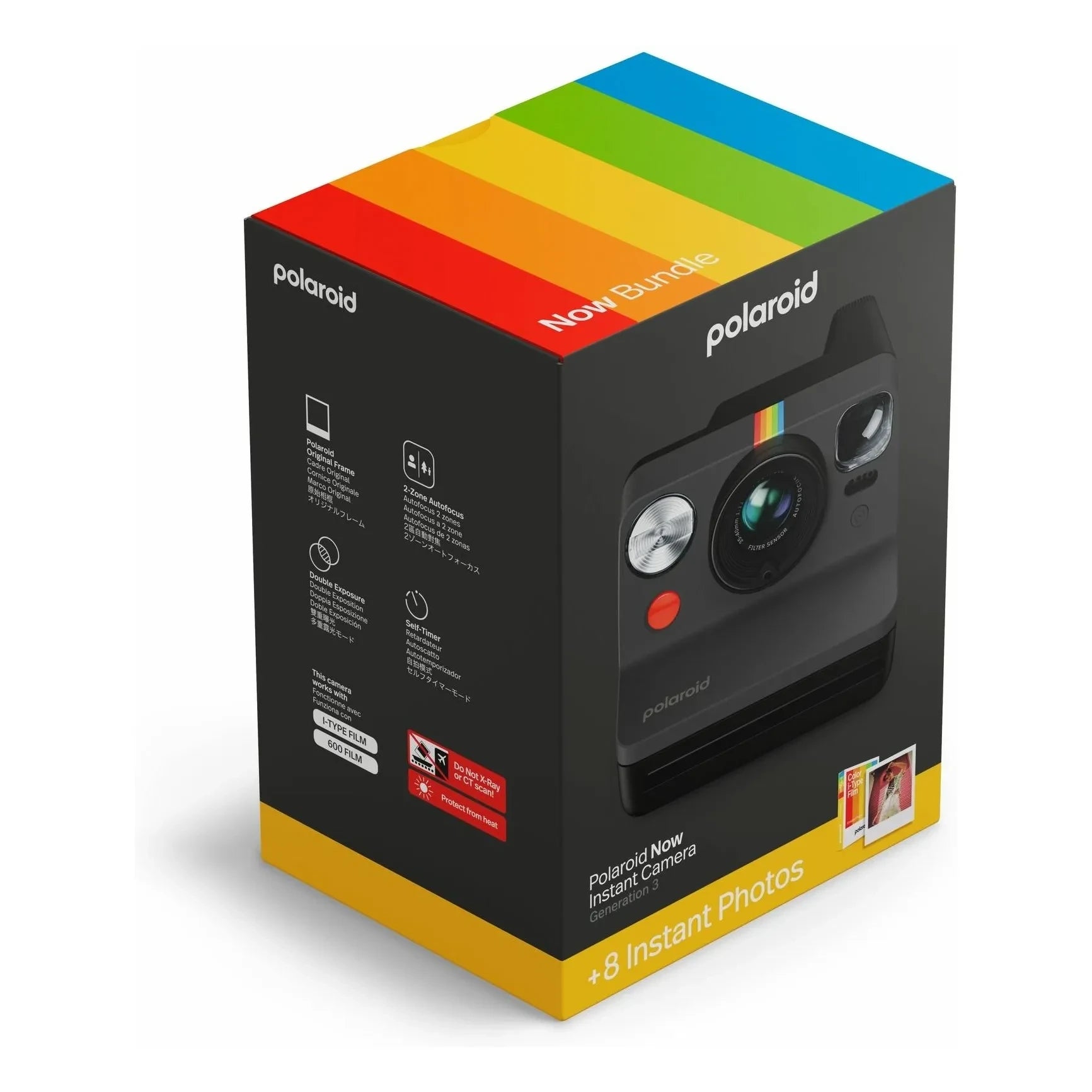 Polaroid - Polaroid Now Gen 3 Kamera-Set | Schwarz