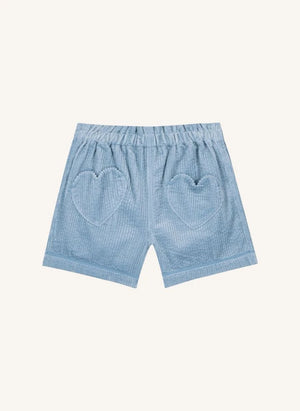 Bonton - Melanie Velours Shorts | Hellblau