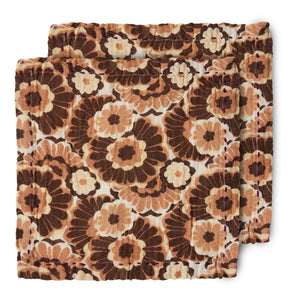 HKliving - Baumwoll-Servietten - 2er Set | Russet