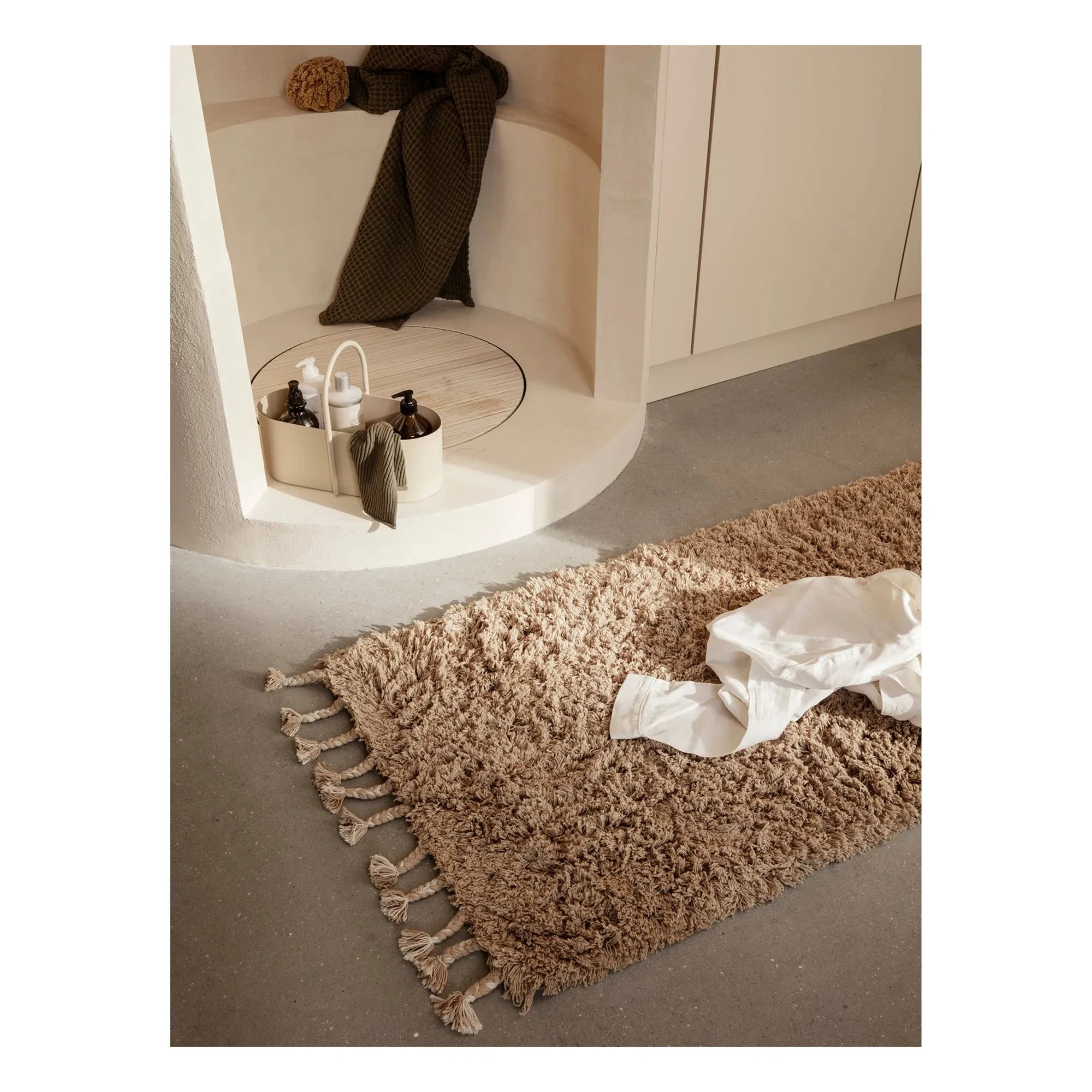 Ferm Living - Beige Amass Teppich