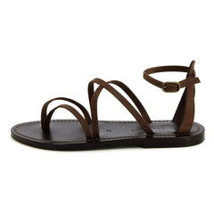 K.Jacques – Menandre Nubuk-Sandalen | Kastanie