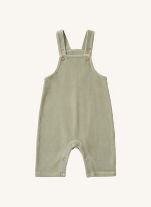Studio Bohème - Homer Organische Baumwolle Samt Overalls | Salbei