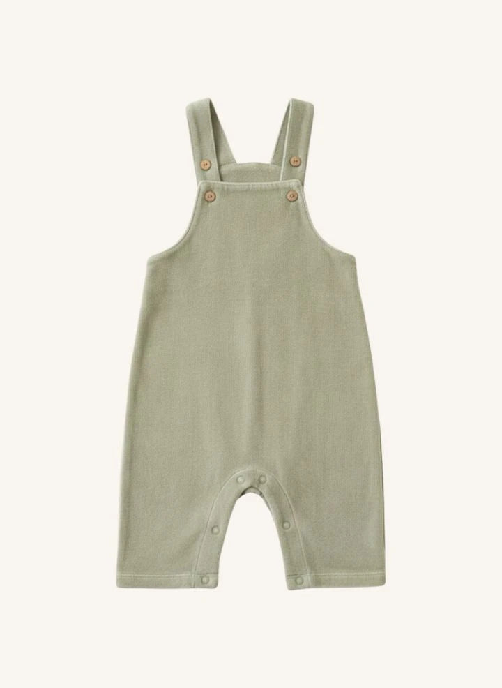 Studio Bohème - Homer Organische Baumwolle Samt Overalls | Salbei