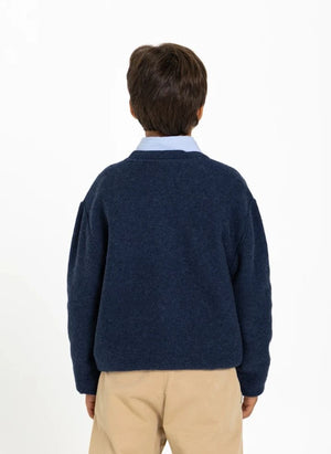 Smallable Kid - Matteo Wolle Pullover | Indigoblau